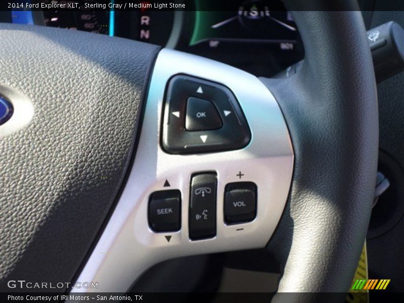 Sterling Gray / Medium Light Stone 2014 Ford Explorer XLT