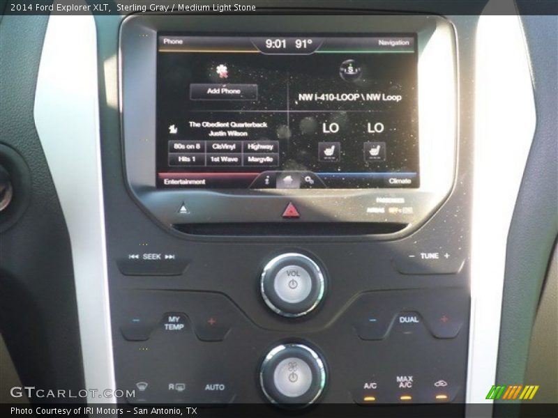 Sterling Gray / Medium Light Stone 2014 Ford Explorer XLT