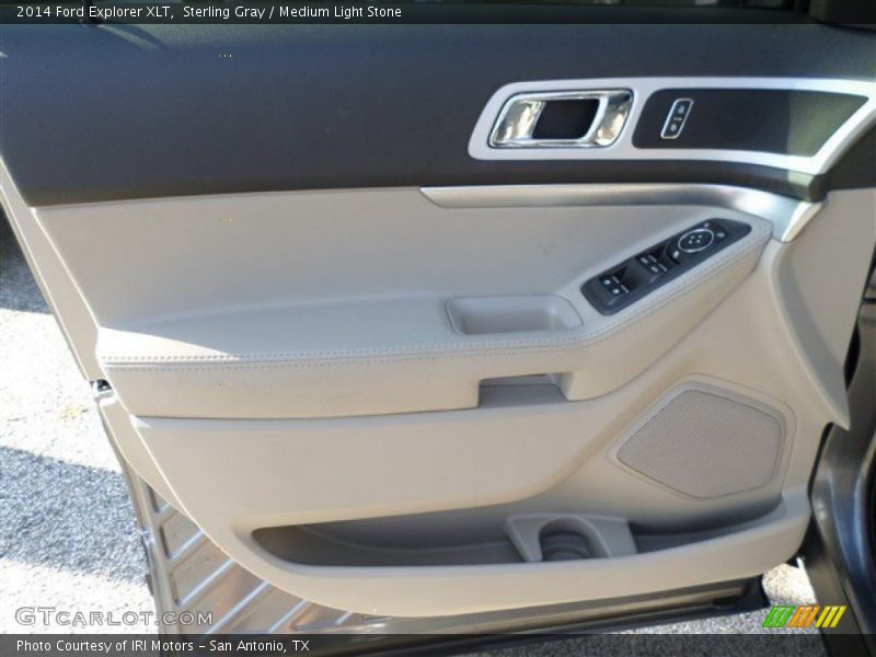 Sterling Gray / Medium Light Stone 2014 Ford Explorer XLT