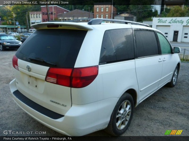 Natural White / Stone 2005 Toyota Sienna XLE