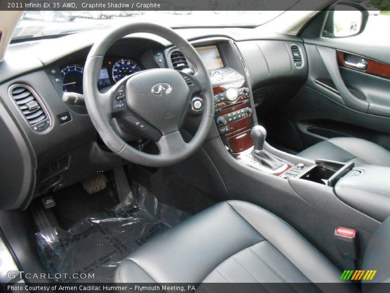  2011 EX 35 AWD Graphite Interior