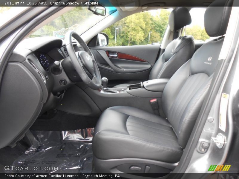  2011 EX 35 AWD Graphite Interior