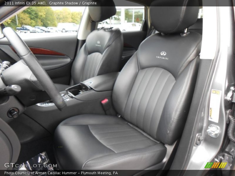 Front Seat of 2011 EX 35 AWD