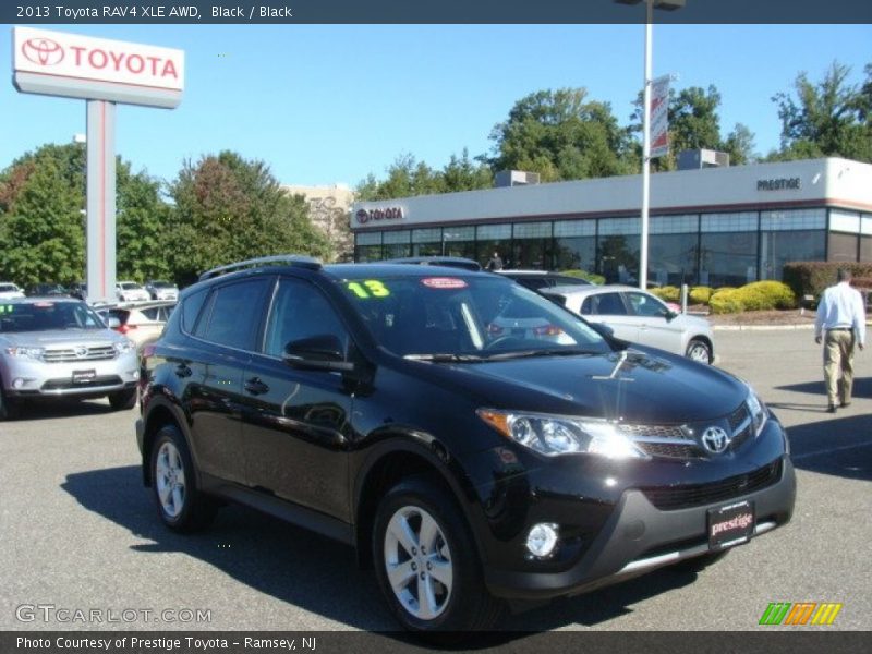 Black / Black 2013 Toyota RAV4 XLE AWD