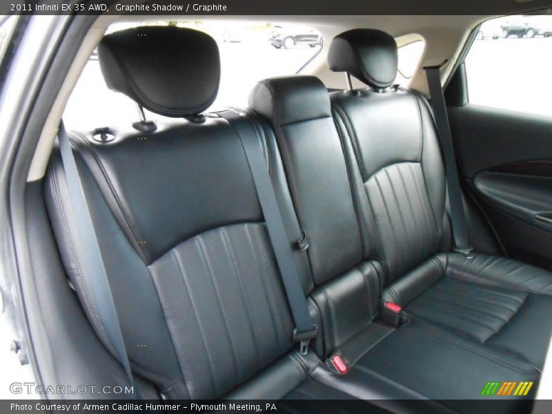 Rear Seat of 2011 EX 35 AWD