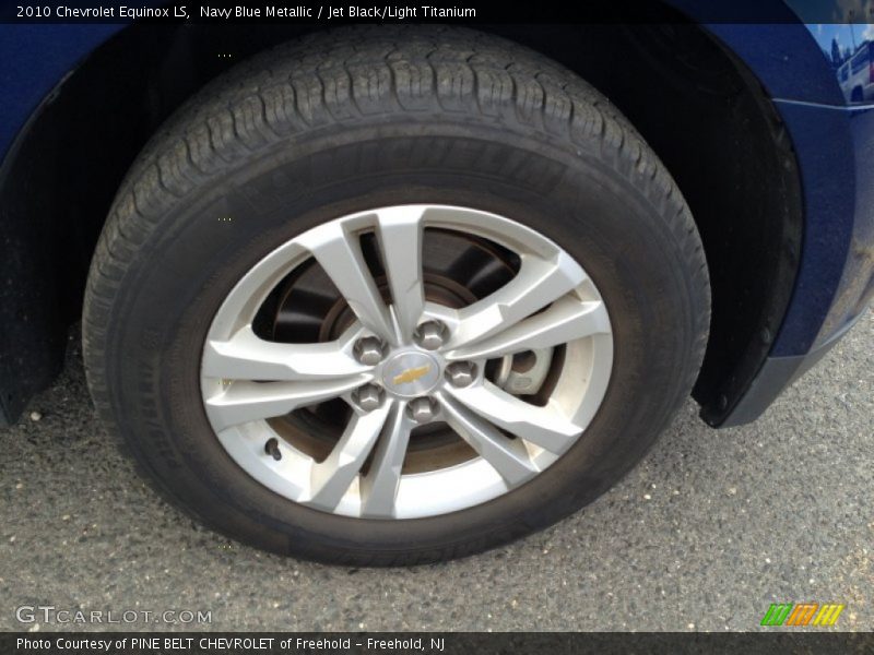 Navy Blue Metallic / Jet Black/Light Titanium 2010 Chevrolet Equinox LS