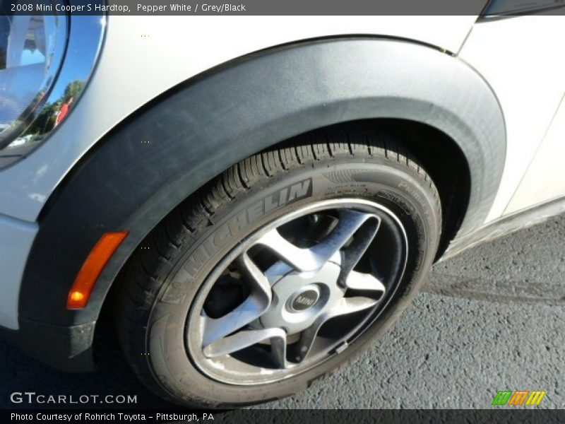 Pepper White / Grey/Black 2008 Mini Cooper S Hardtop