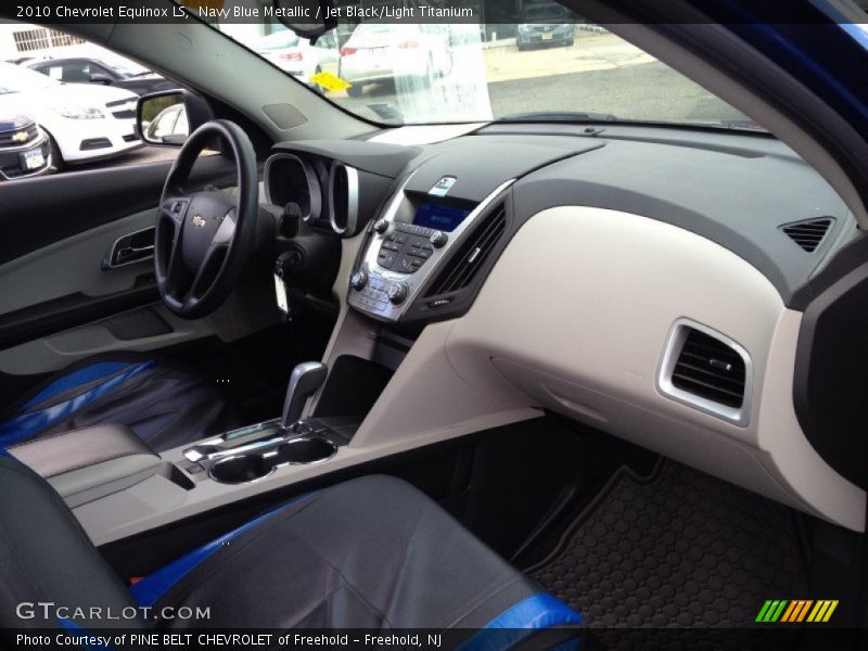Navy Blue Metallic / Jet Black/Light Titanium 2010 Chevrolet Equinox LS