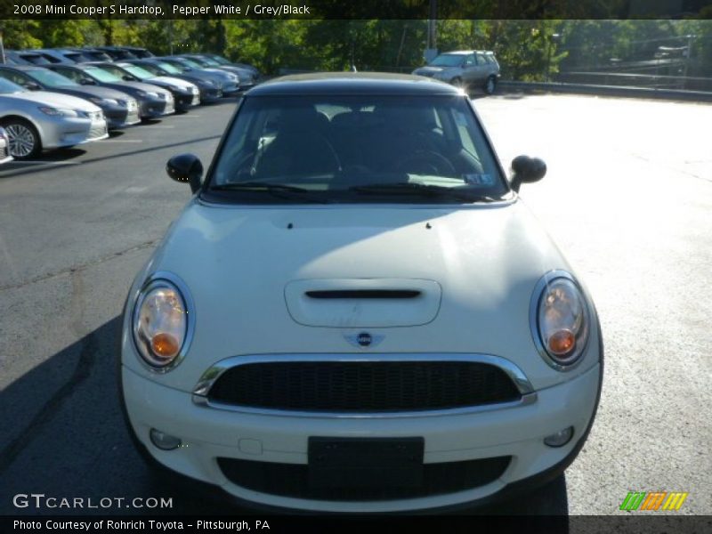 Pepper White / Grey/Black 2008 Mini Cooper S Hardtop