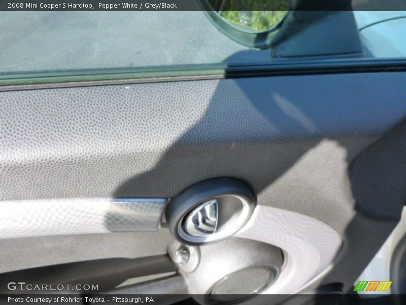 Pepper White / Grey/Black 2008 Mini Cooper S Hardtop