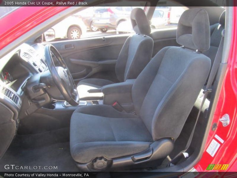 Rallye Red / Black 2005 Honda Civic LX Coupe