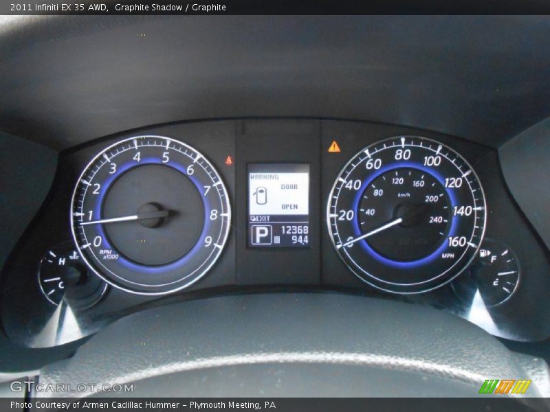  2011 EX 35 AWD 35 AWD Gauges