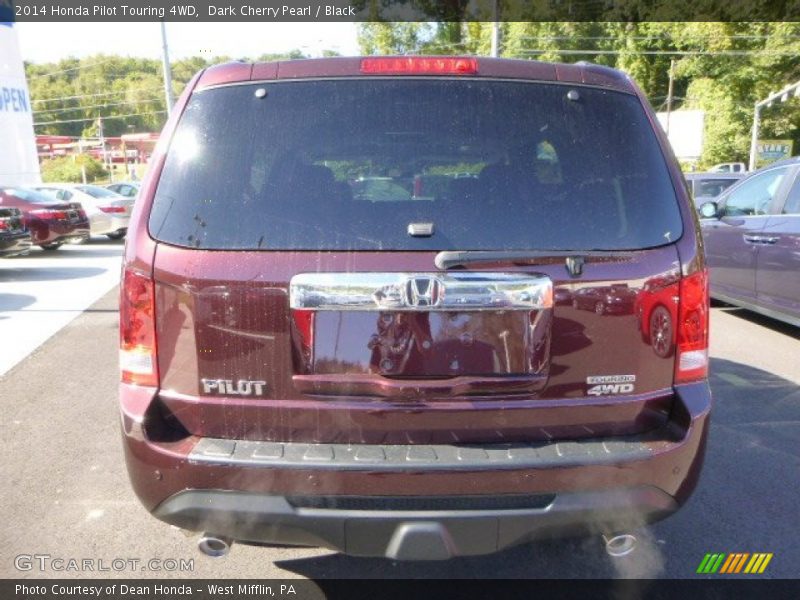 Dark Cherry Pearl / Black 2014 Honda Pilot Touring 4WD