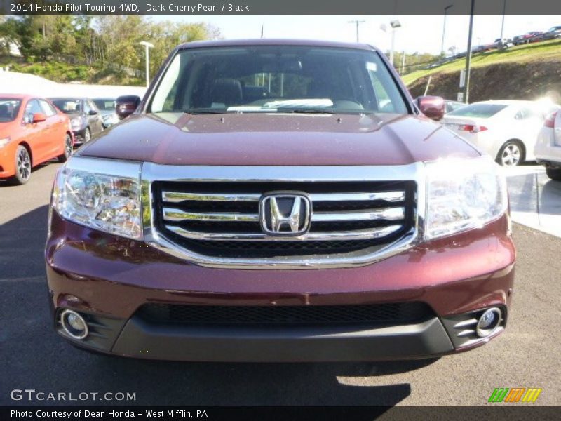 Dark Cherry Pearl / Black 2014 Honda Pilot Touring 4WD