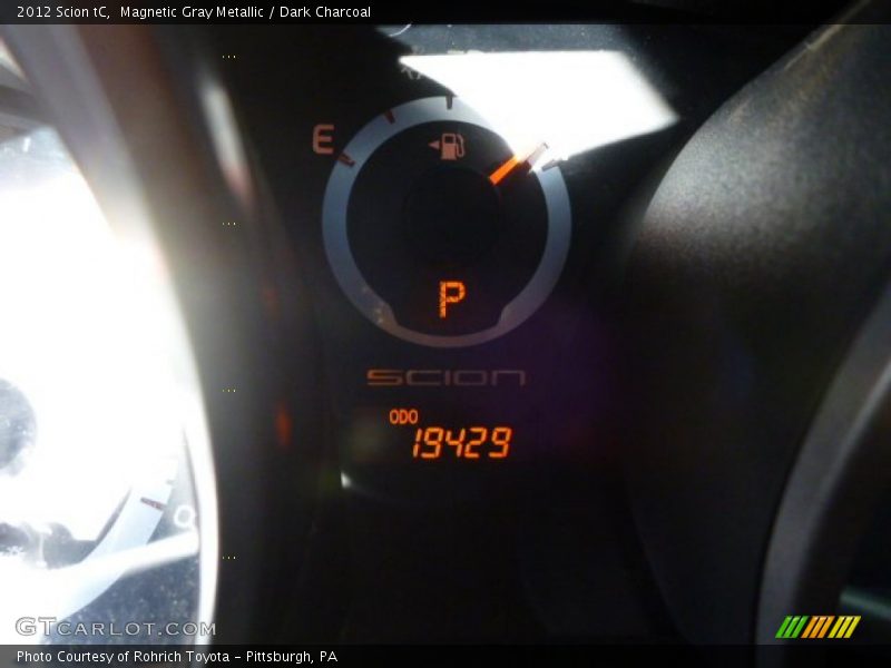 Magnetic Gray Metallic / Dark Charcoal 2012 Scion tC