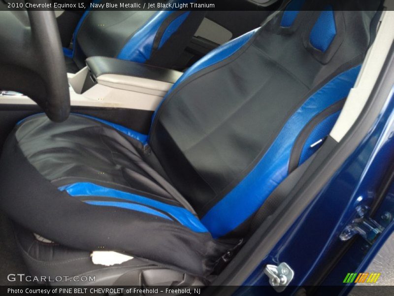 Navy Blue Metallic / Jet Black/Light Titanium 2010 Chevrolet Equinox LS