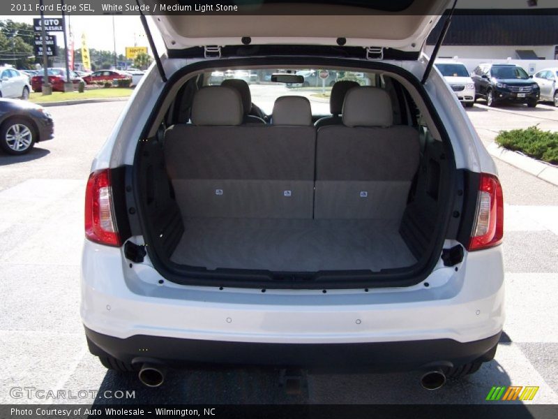 White Suede / Medium Light Stone 2011 Ford Edge SEL