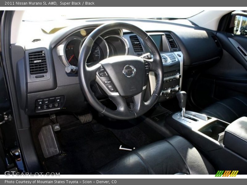 Super Black / Black 2011 Nissan Murano SL AWD