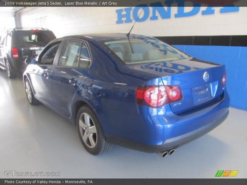 Laser Blue Metallic / Art Grey 2009 Volkswagen Jetta S Sedan