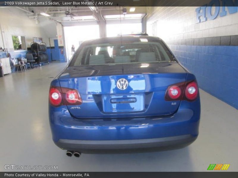 Laser Blue Metallic / Art Grey 2009 Volkswagen Jetta S Sedan