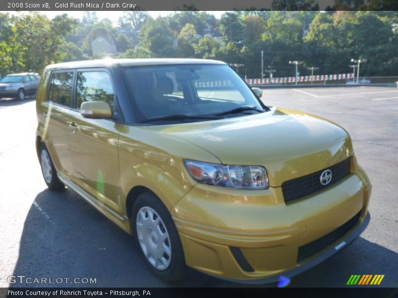 Gold Rush Mica / Dark Gray 2008 Scion xB