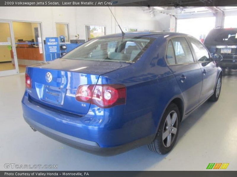 Laser Blue Metallic / Art Grey 2009 Volkswagen Jetta S Sedan
