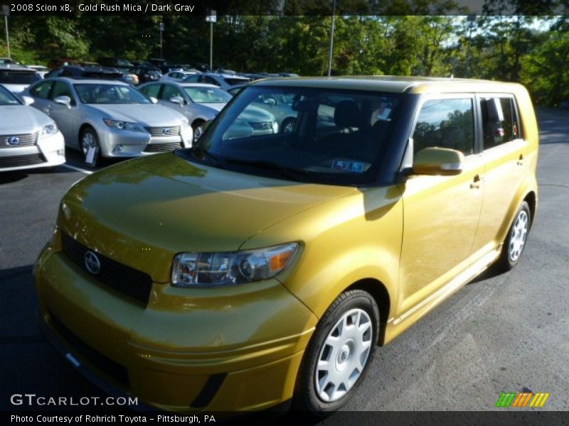 Gold Rush Mica / Dark Gray 2008 Scion xB