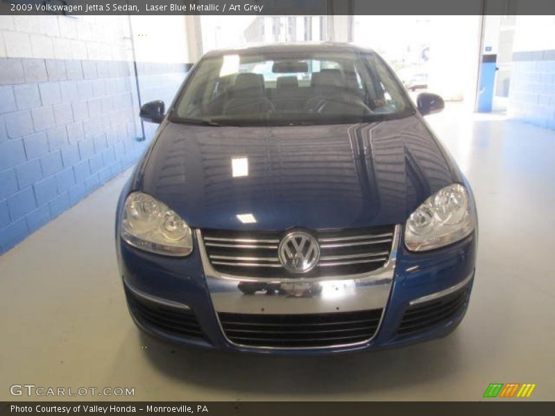 Laser Blue Metallic / Art Grey 2009 Volkswagen Jetta S Sedan