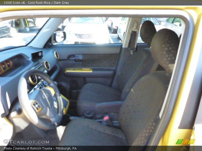 Gold Rush Mica / Dark Gray 2008 Scion xB