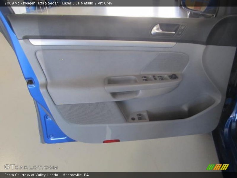 Laser Blue Metallic / Art Grey 2009 Volkswagen Jetta S Sedan