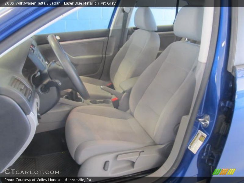 Laser Blue Metallic / Art Grey 2009 Volkswagen Jetta S Sedan