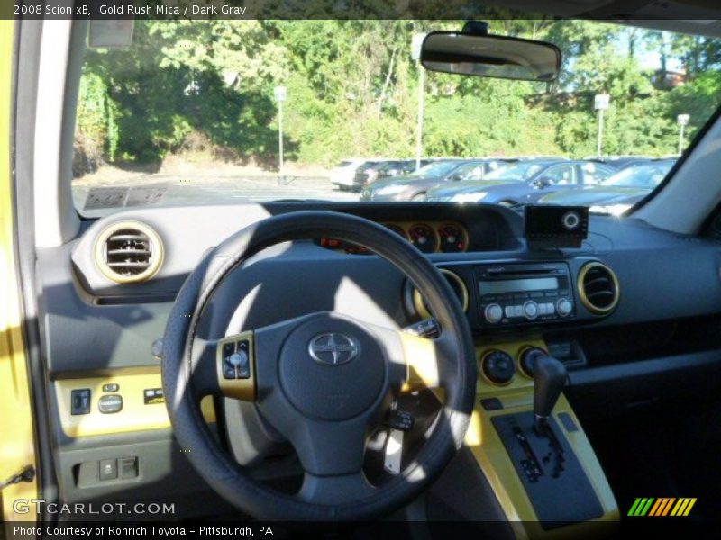 Gold Rush Mica / Dark Gray 2008 Scion xB