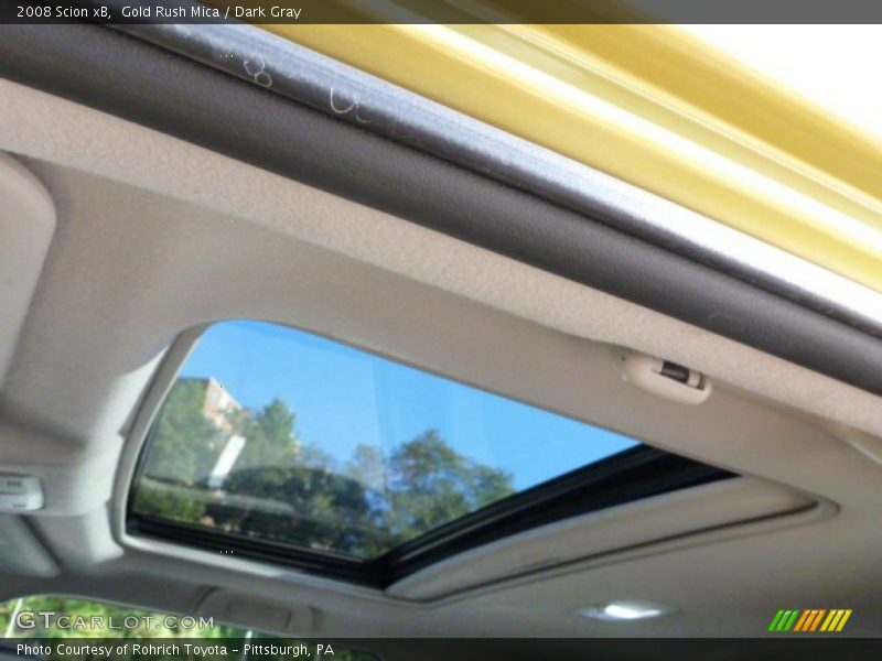 Gold Rush Mica / Dark Gray 2008 Scion xB