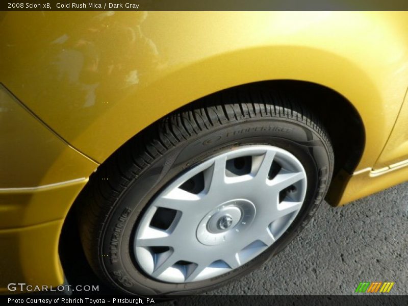 Gold Rush Mica / Dark Gray 2008 Scion xB