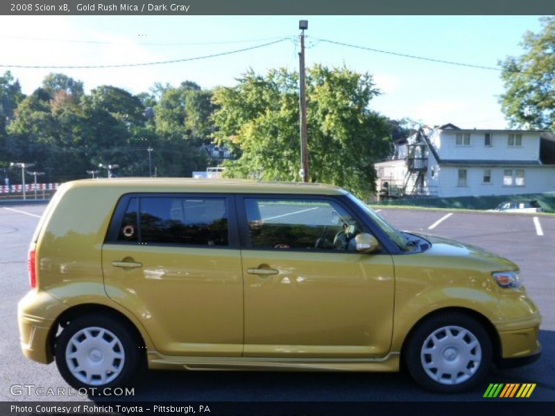 Gold Rush Mica / Dark Gray 2008 Scion xB