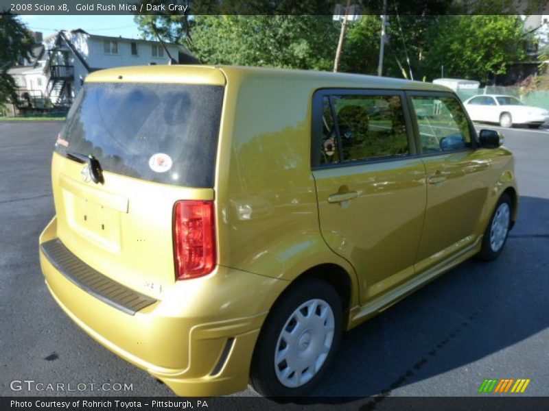 Gold Rush Mica / Dark Gray 2008 Scion xB