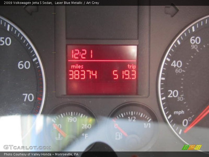 Laser Blue Metallic / Art Grey 2009 Volkswagen Jetta S Sedan