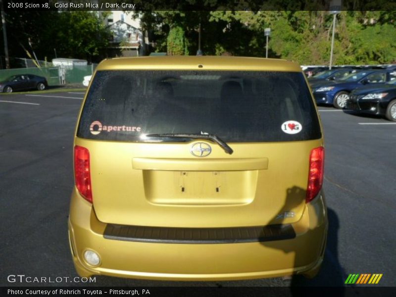 Gold Rush Mica / Dark Gray 2008 Scion xB