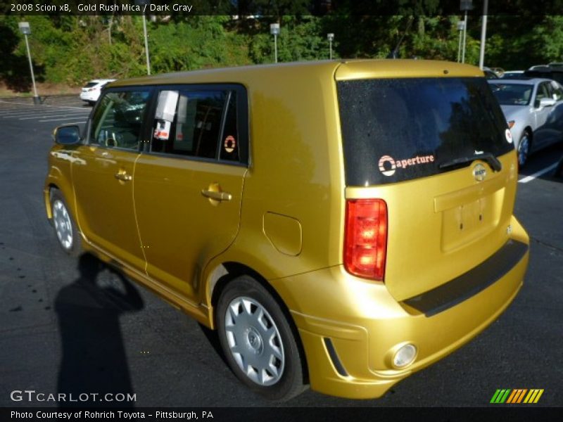 Gold Rush Mica / Dark Gray 2008 Scion xB