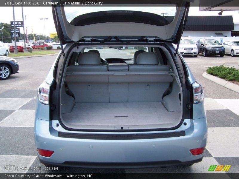 Cerulean Blue Metallic / Light Gray 2011 Lexus RX 350