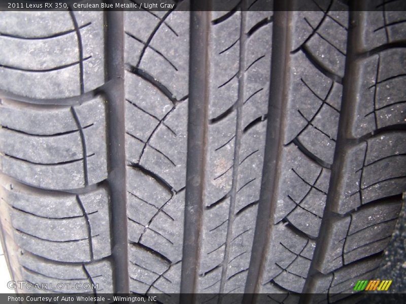 Cerulean Blue Metallic / Light Gray 2011 Lexus RX 350