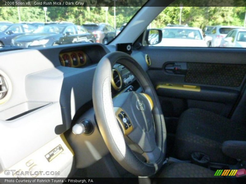 Gold Rush Mica / Dark Gray 2008 Scion xB