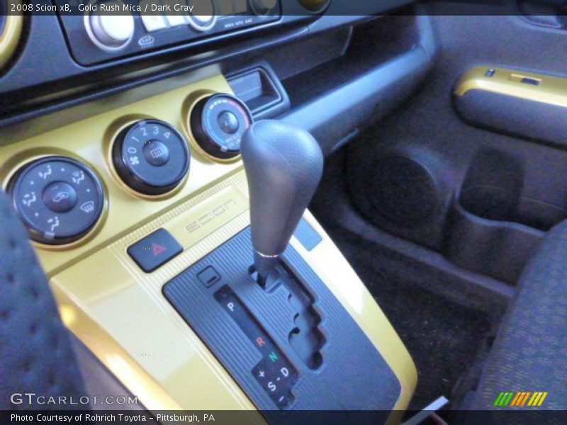 Gold Rush Mica / Dark Gray 2008 Scion xB