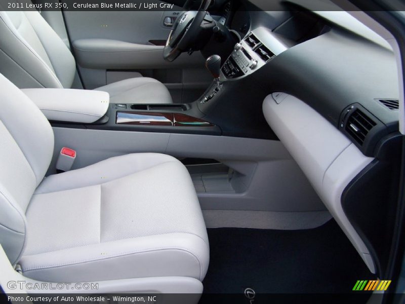 Cerulean Blue Metallic / Light Gray 2011 Lexus RX 350