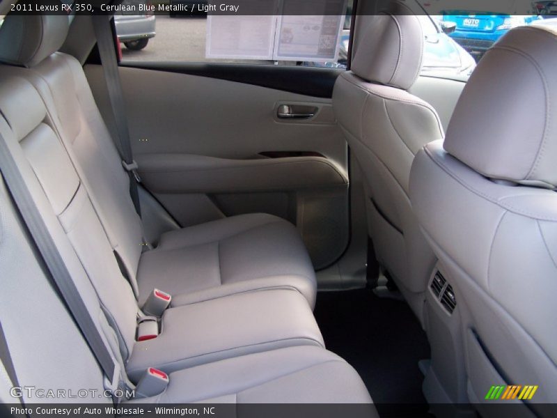 Cerulean Blue Metallic / Light Gray 2011 Lexus RX 350