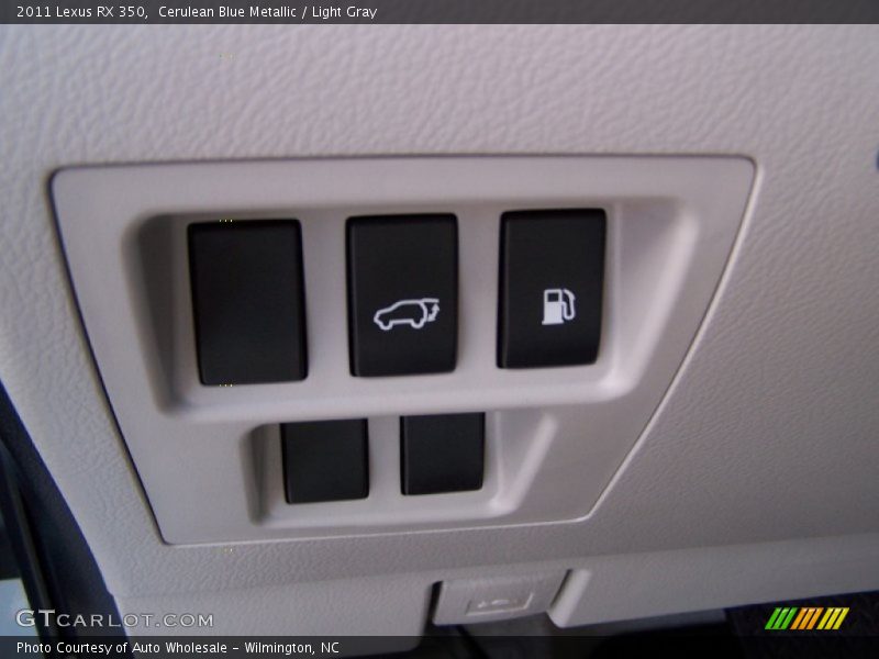 Cerulean Blue Metallic / Light Gray 2011 Lexus RX 350