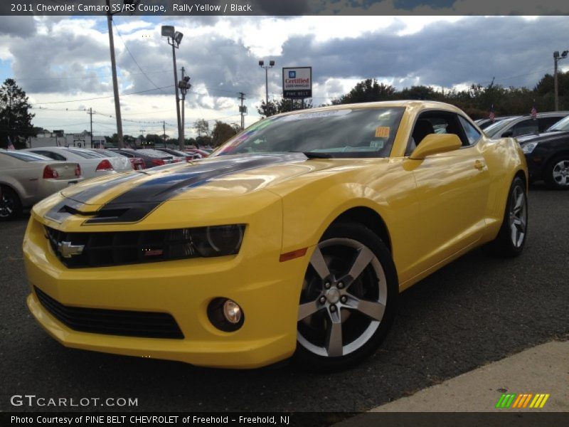 Rally Yellow / Black 2011 Chevrolet Camaro SS/RS Coupe