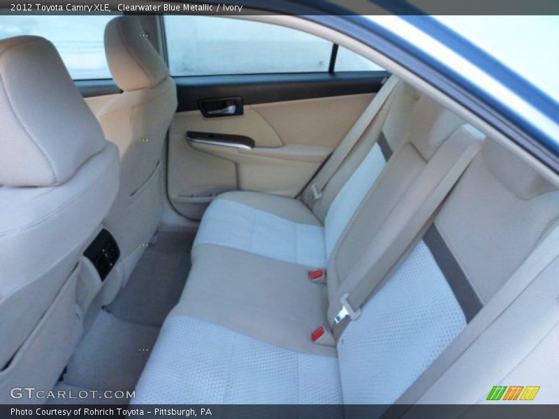 Clearwater Blue Metallic / Ivory 2012 Toyota Camry XLE