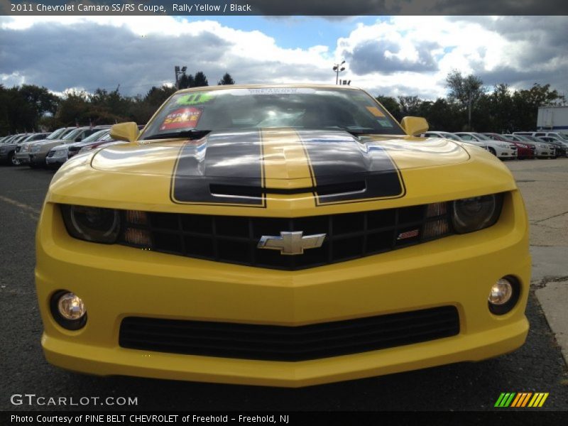Rally Yellow / Black 2011 Chevrolet Camaro SS/RS Coupe