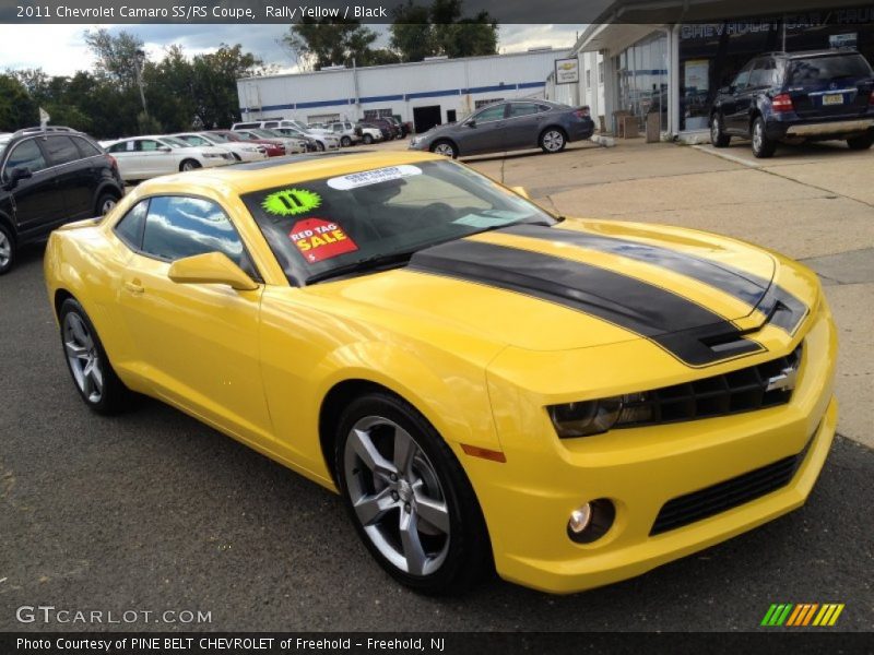 Rally Yellow / Black 2011 Chevrolet Camaro SS/RS Coupe